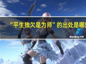 “平生独欠是为师”的出处是哪里