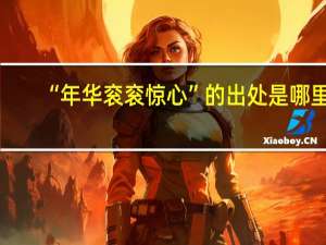 “年华衮衮惊心”的出处是哪里