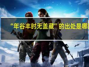 “年谷丰时无盖藏”的出处是哪里