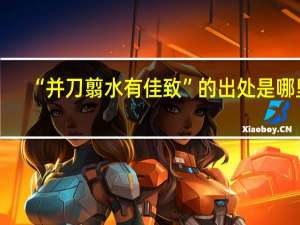 “并刀翦水有佳致”的出处是哪里