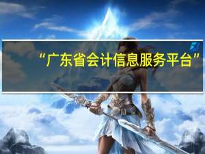“广东省会计信息服务平台”（广东省会计信息服务网）
