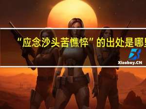 “应念沙头苦憔悴”的出处是哪里