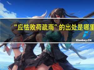 “应怯败荷疏雨”的出处是哪里