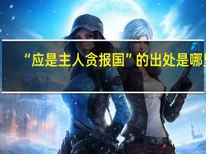 “应是主人贪报国”的出处是哪里