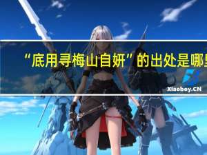 “底用寻梅山自妍”的出处是哪里