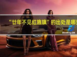 “廿年不见红旌旗”的出处是哪里