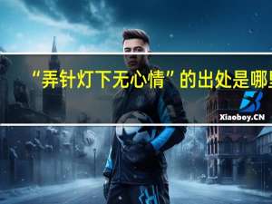 “弄针灯下无心情”的出处是哪里
