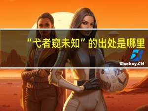 “弋者窥未知”的出处是哪里