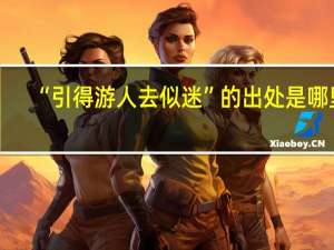 “引得游人去似迷”的出处是哪里