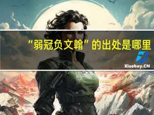 “弱冠负文翰”的出处是哪里