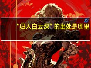 “归入白云深”的出处是哪里