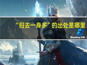 “归去一身多”的出处是哪里