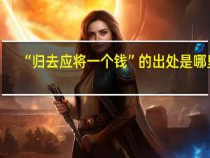 “归去应将一个钱”的出处是哪里