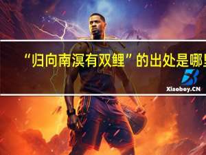 “归向南溟有双鲤”的出处是哪里