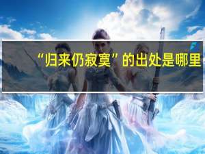 “归来仍寂寞”的出处是哪里