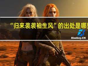 “归来袭袭袖生风”的出处是哪里