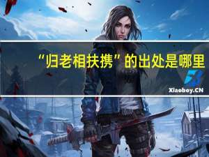 “归老相扶携”的出处是哪里