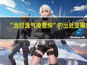 “当时逸气凌簪绅”的出处是哪里