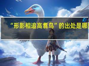 “形影相追高翥鸟”的出处是哪里