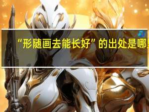 “形随画去能长好”的出处是哪里