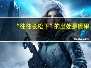 “往往长松下”的出处是哪里