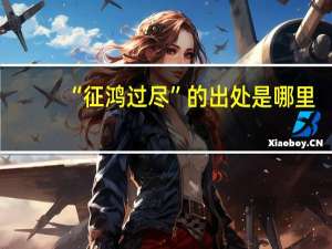 “征鸿过尽”的出处是哪里