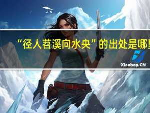 “径人苕溪向水央”的出处是哪里