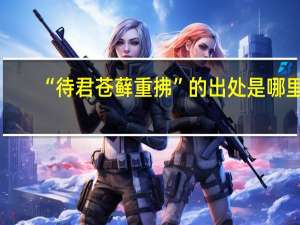 “待君苍藓重拂”的出处是哪里
