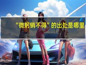 “微躬销不得”的出处是哪里