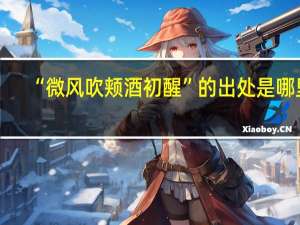 “微风吹颊酒初醒”的出处是哪里
