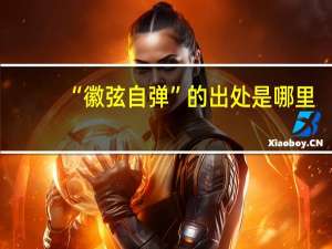 “徽弦自弹”的出处是哪里