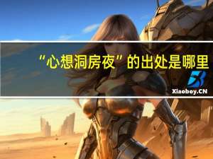 “心想洞房夜”的出处是哪里