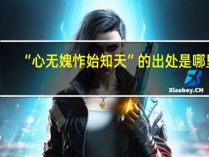 “心无媿怍始知天”的出处是哪里