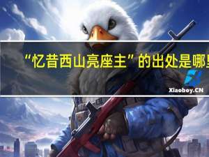 “忆昔西山亮座主”的出处是哪里