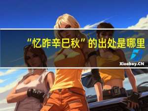 “忆昨辛巳秋”的出处是哪里
