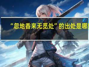 “忽地香来无觅处”的出处是哪里