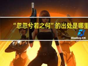 “忽忽兮若之何”的出处是哪里