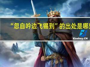 “忽自吟边飞锡到”的出处是哪里