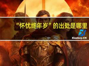 “怀忧终年岁”的出处是哪里