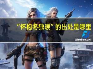 “怀抱冬独暖”的出处是哪里