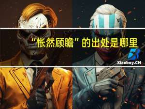 “怅然顾瞻”的出处是哪里