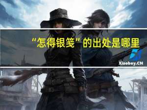 “怎得银笺”的出处是哪里