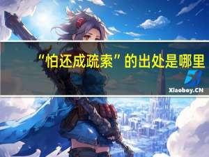 “怕还成疏索”的出处是哪里
