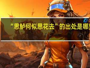 “思鲈何似思花去”的出处是哪里