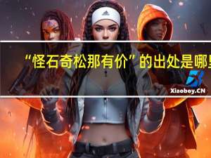 “怪石奇松那有价”的出处是哪里