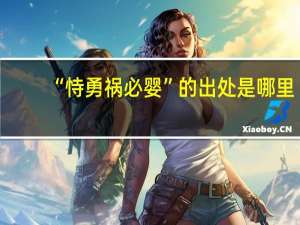 “恃勇祸必婴”的出处是哪里
