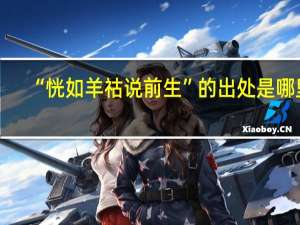 “恍如羊祜说前生”的出处是哪里