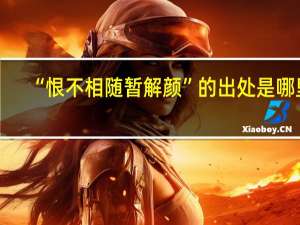 “恨不相随暂解颜”的出处是哪里