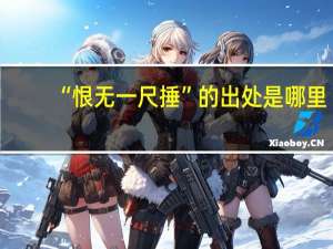 “恨无一尺捶”的出处是哪里