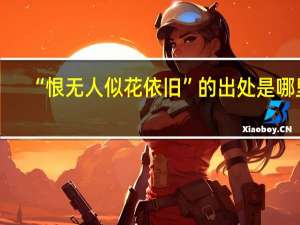 “恨无人似花依旧”的出处是哪里